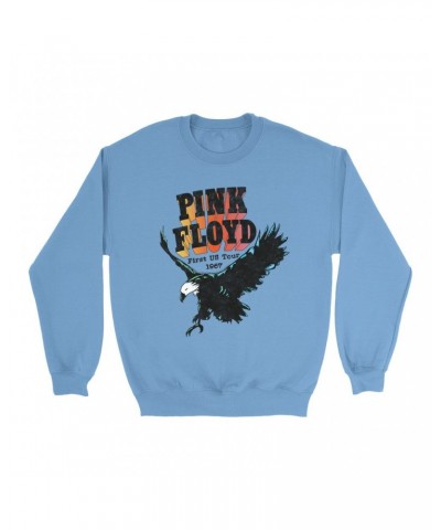 Pink Floyd Bright Colored Sweatshirt | First US Tour 1967 Sweatshirt $10.49 Sweatshirts