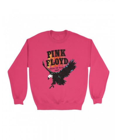 Pink Floyd Bright Colored Sweatshirt | First US Tour 1967 Sweatshirt $10.49 Sweatshirts