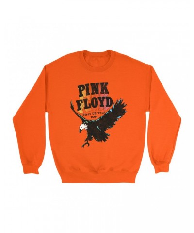 Pink Floyd Bright Colored Sweatshirt | First US Tour 1967 Sweatshirt $10.49 Sweatshirts