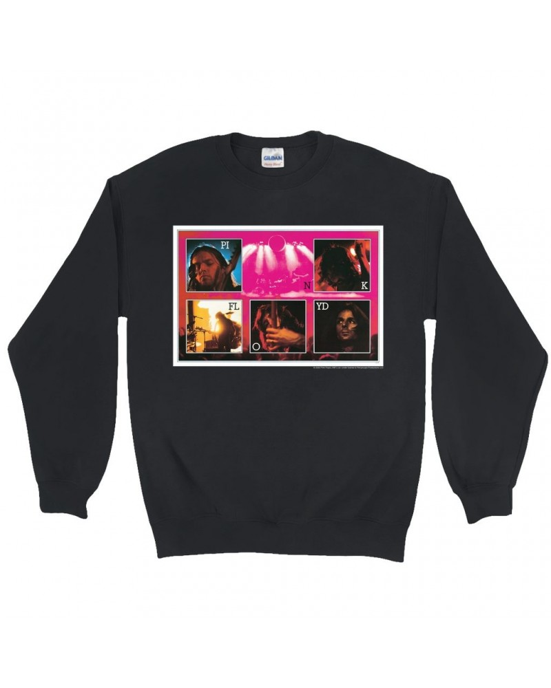 Pink Floyd Sweatshirt | Dark Side Of The Moon Concert Poster Sweatshirt $12.93 Sweatshirts