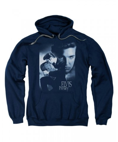 Elvis Presley Hoodie | REVERENT Pull-Over Sweatshirt $13.44 Sweatshirts