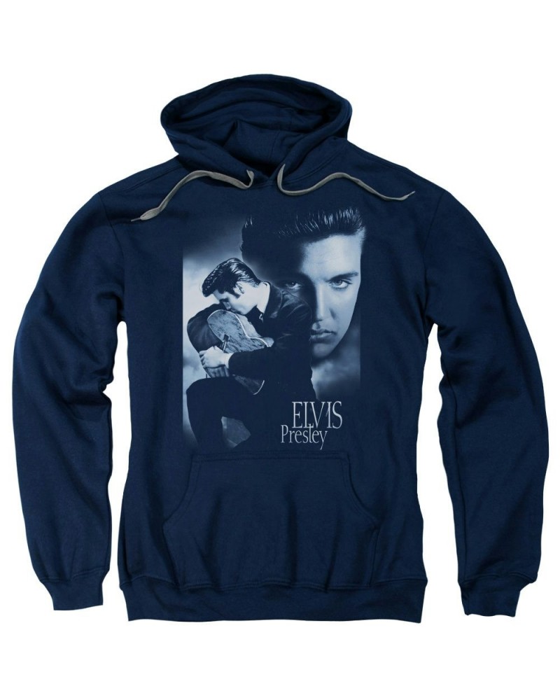 Elvis Presley Hoodie | REVERENT Pull-Over Sweatshirt $13.44 Sweatshirts