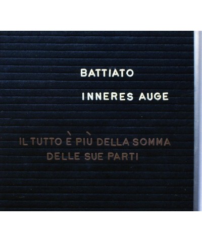 Franco Battiato INNERES AUGE CD $5.13 CD